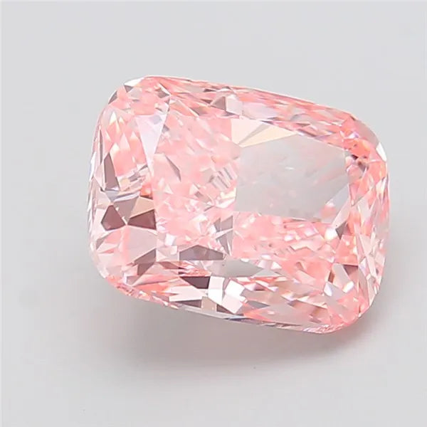 5.02ct Cushion modified Lab Grown Diamond (Colour Fancy Vivid Pink, Clarity VS1, IGI Certified)