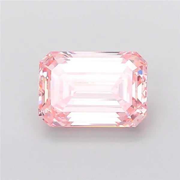 5.02ct Emerald Lab Grown Diamond (Colour Fancy Intense Pink, Clarity VVS2, IGI Certified)