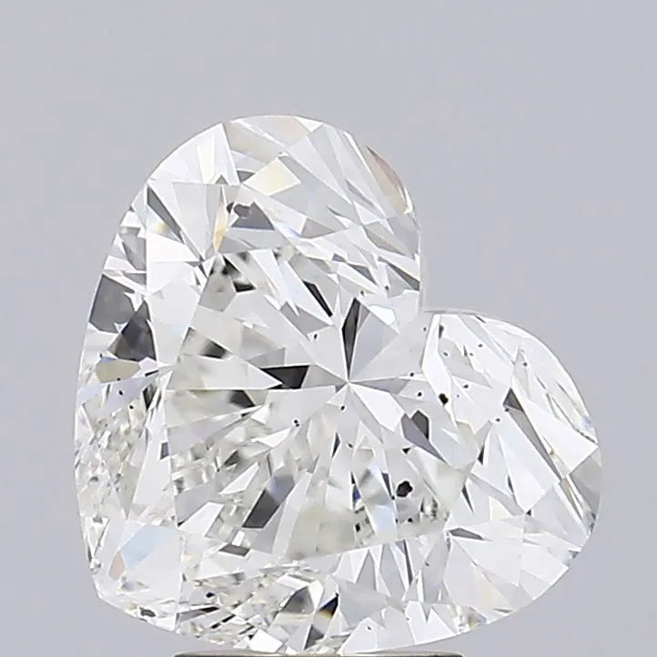 5.02ct Heart Lab Grown Diamond (Colour G, Clarity SI1, IGI Certified)