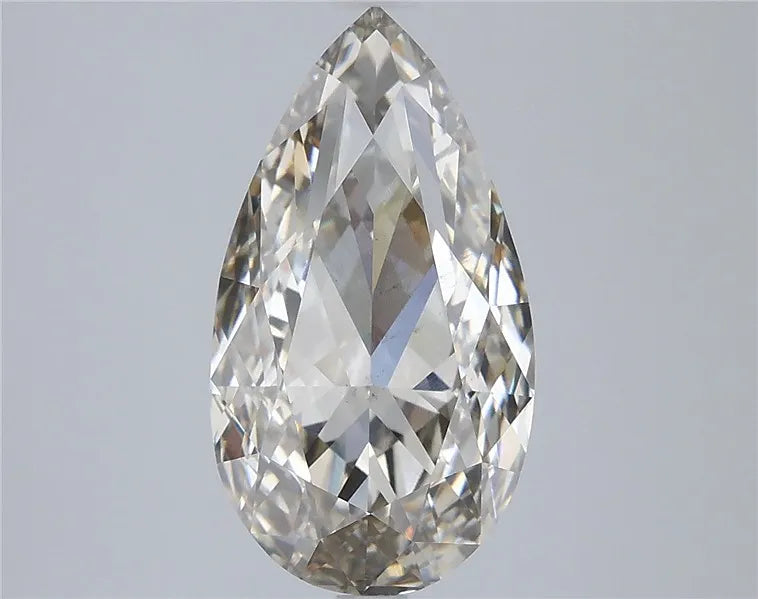 5.02ct Pear Lab Grown Diamond (Colour Gray, Clarity VS2, Cut EX, Uncertified)
