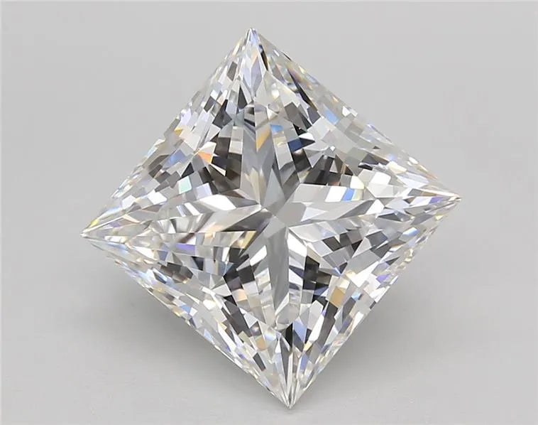 5.02ct Princess Lab Grown Diamond (Colour F, Clarity VVS2, GIA Certified)