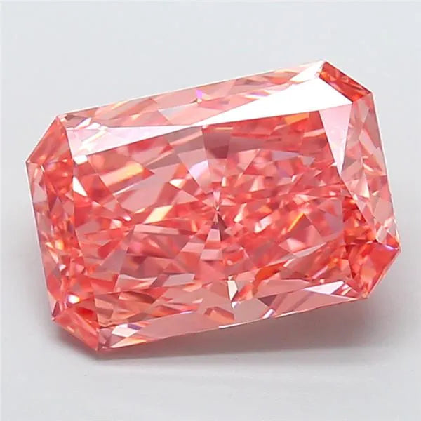 5.02ct Radiant Lab Grown Diamond (Colour Fancy Vivid Pink, Clarity VS1, IGI Certified)