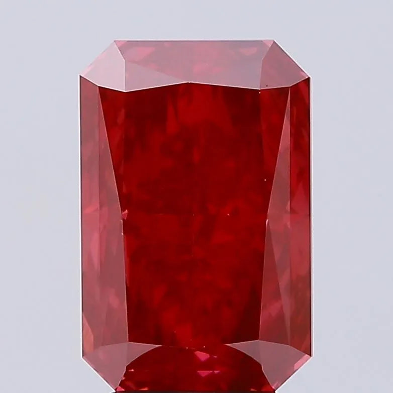 5.02ct Radiant Lab Grown Diamond (Colour Fancy Vivid Red, Clarity VVS2, Cut VG, Uncertified)
