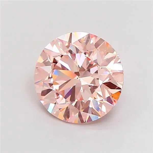 5.02ct Round Lab Grown Diamond (Colour Fancy Intense Pink, Clarity VS2, Cut ID, IGI Certified)