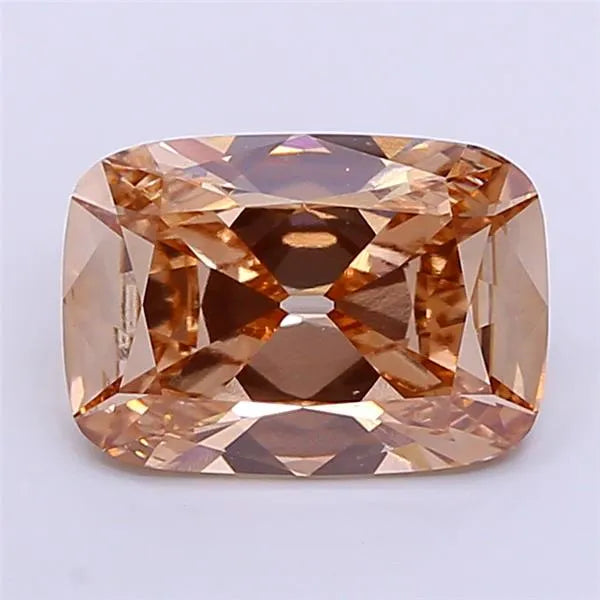 5.03ct Cushion brilliant Lab Grown Diamond (Colour Fancy Light Brown, Clarity VS1, IGI Certified)