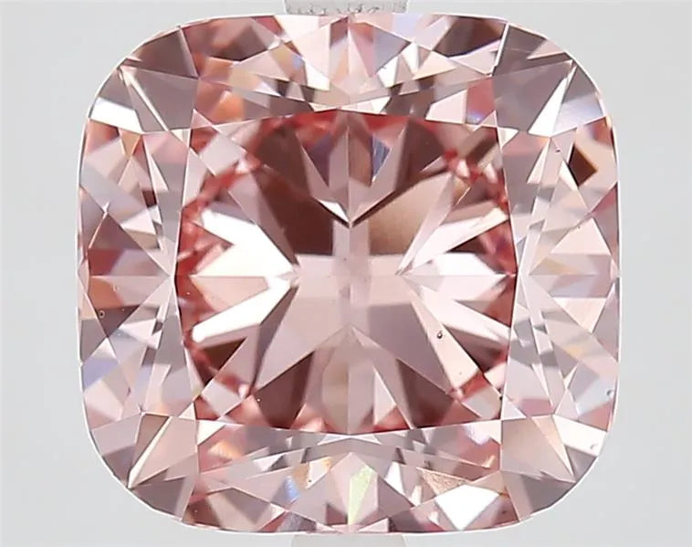 5.03ct Cushion modified Lab Grown Diamond (Colour Fancy Intense Pink, Clarity VS2, IGI Certified)