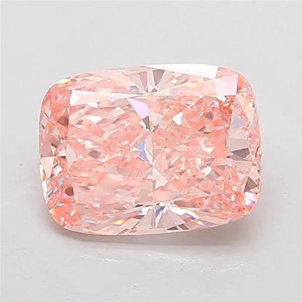 5.03ct Cushion modified Lab Grown Diamond (Colour Fancy Vivid Pink, Clarity VS1, IGI Certified)