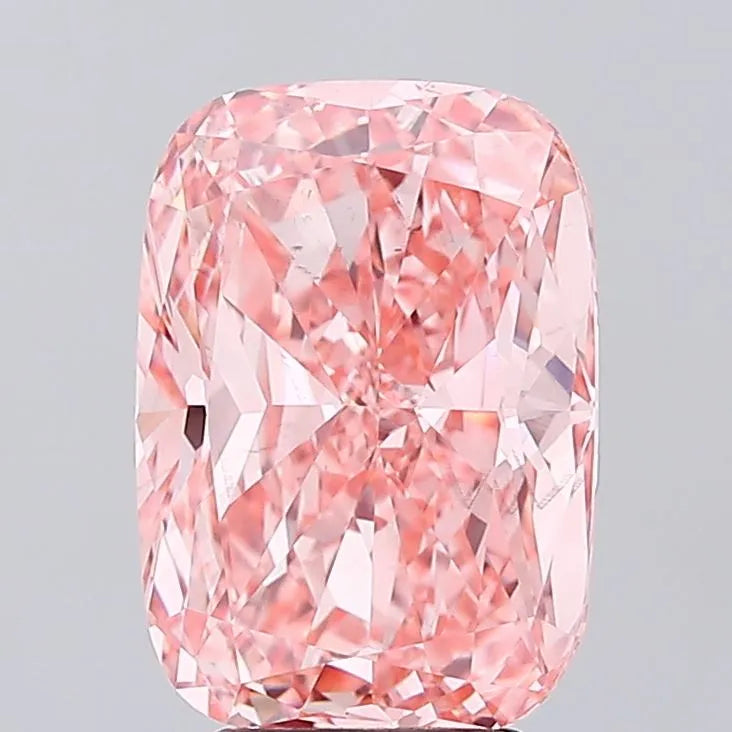5.03ct Cushion modified Lab Grown Diamond (Colour Fancy Vivid Pink, Clarity VS2, IGI Certified)
