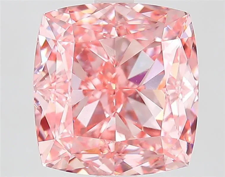 5.03ct Cushion modified Lab Grown Diamond (Colour Fancy Vivid Pink, Clarity VVS1, IGI Certified)
