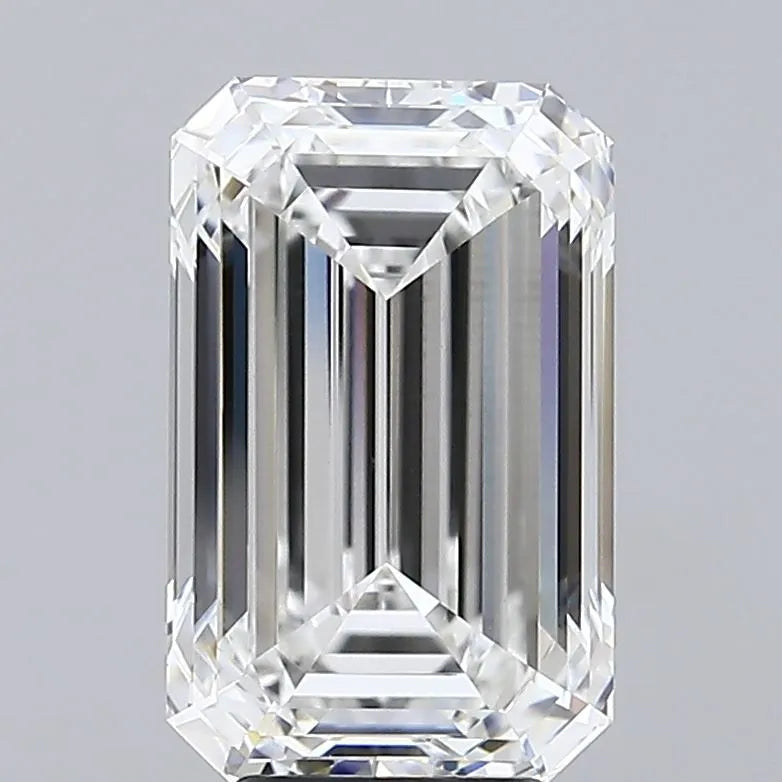 5.03ct Emerald Lab Grown Diamond (Colour F, Clarity VVS2, IGI Certified)