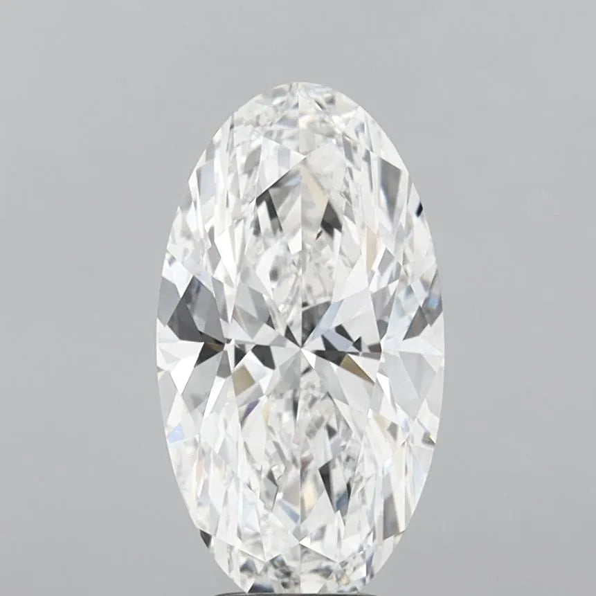 5.03ct Oval Lab Grown Diamond (Colour E, Clarity VVS2, IGI Certified)