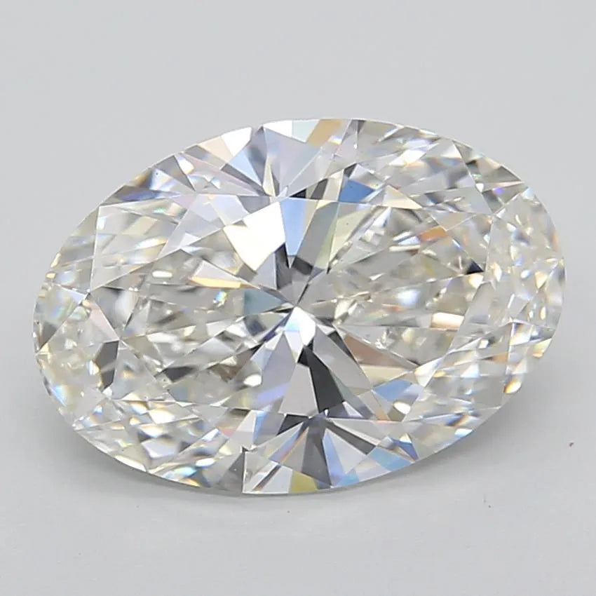 5.03ct Oval Lab Grown Diamond (Colour G, Clarity VS1, IGI Certified)