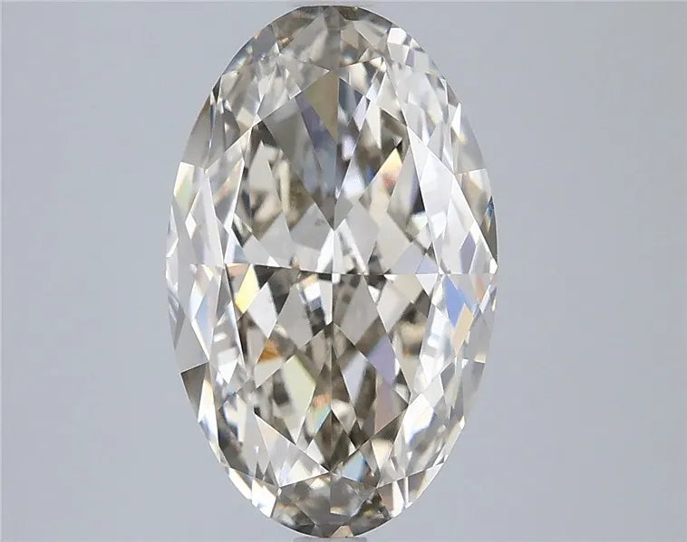 5.03ct Oval Lab Grown Diamond (Colour Gray, Clarity VS1, Cut EX, Uncertified)