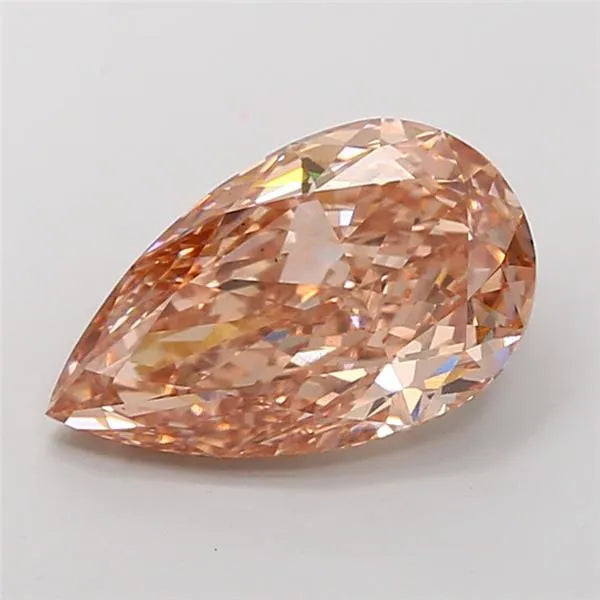 5.03ct Pear Lab Grown Diamond (Colour Fancy Brown, Clarity VS2, IGI Certified)