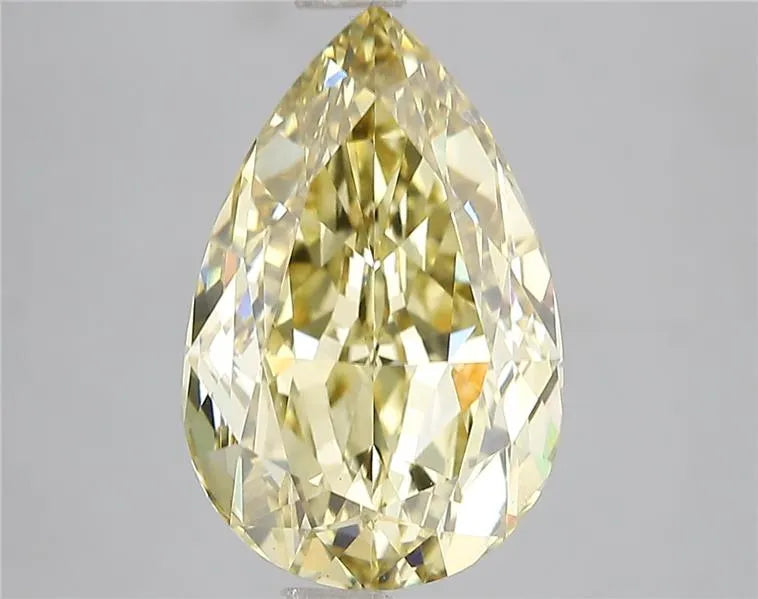 5.03ct Pear Lab Grown Diamond (Colour Fancy Intense Yellow, Clarity VS1, IGI Certified)