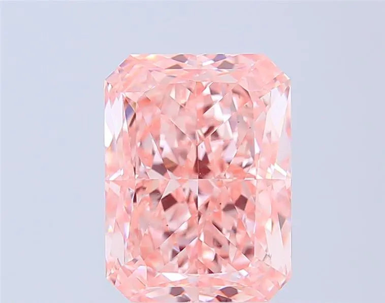 5.03ct Radiant Lab Grown Diamond (Colour Fancy Vivid Pink, Clarity VS1, IGI Certified)