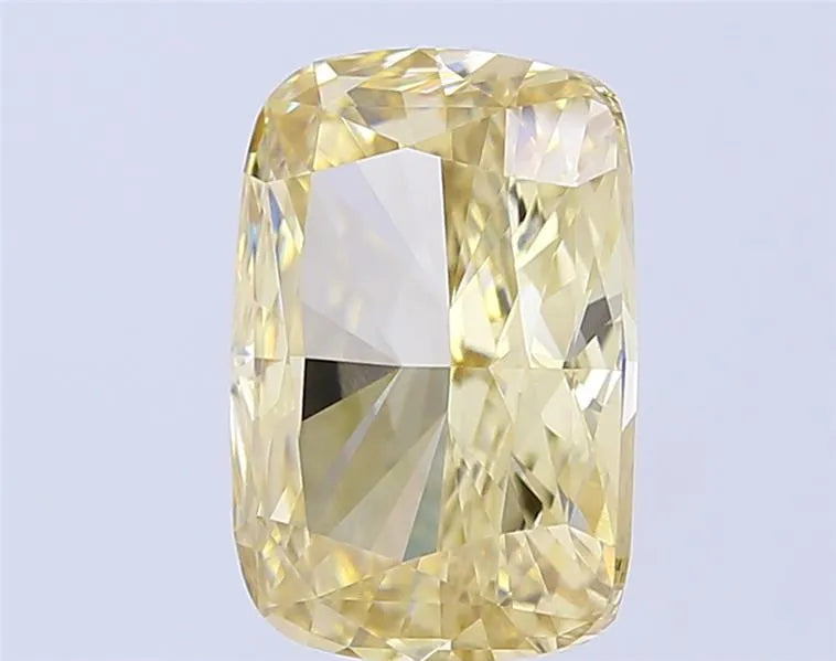 5.04ct Cushion modified Lab Grown Diamond (Colour Fancy Yellow, Clarity VVS2, IGI Certified)