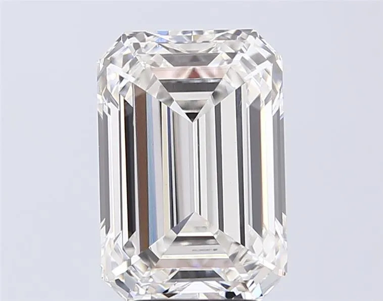 5.04ct Emerald Lab Grown Diamond (Colour F, Clarity VVS2, IGI Certified)