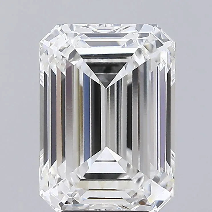 5.04ct Emerald Lab Grown Diamond (Colour F, Clarity VVS2, IGI Certified)