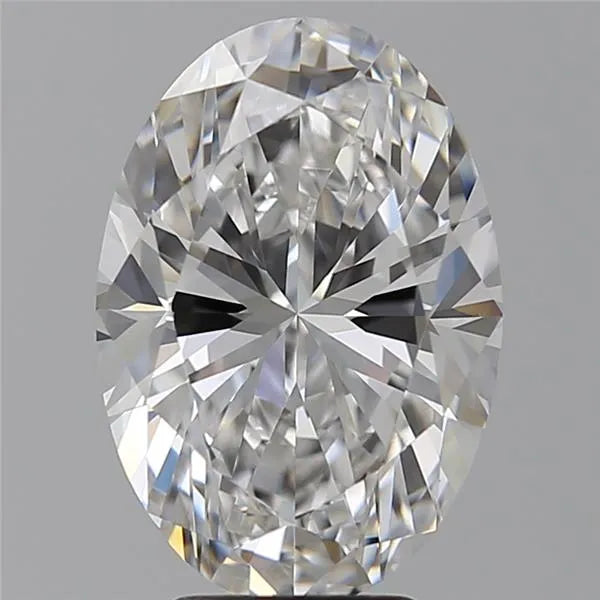 5.04ct Oval Lab Grown Diamond (Colour D, Clarity VVS2, IGI Certified)