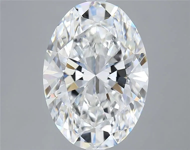 5.04ct Oval Lab Grown Diamond (Colour E, Clarity VVS2, IGI Certified)