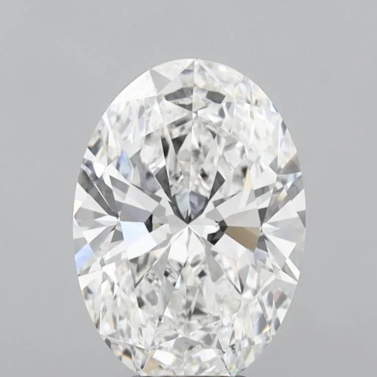 5.04ct Oval Lab Grown Diamond (Colour E, Clarity VVS2, IGI Certified)