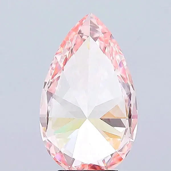 5.04ct Pear Lab Grown Diamond (Colour Fancy Vivid Pink, Clarity VVS2, IGI Certified)