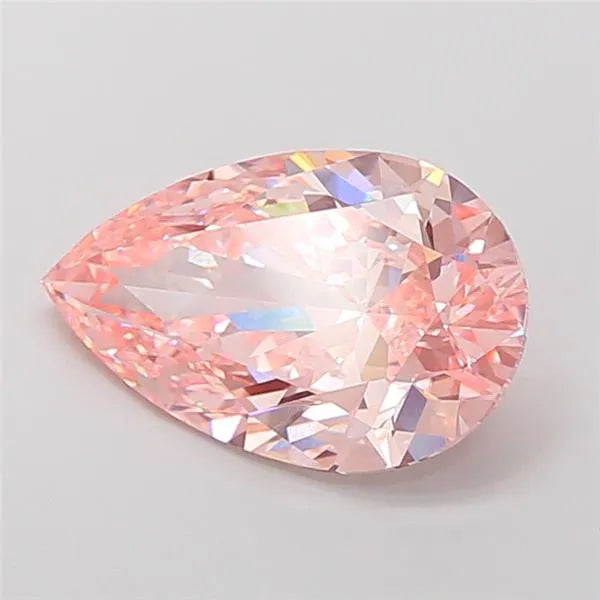 5.04ct Pear Lab Grown Diamond (Colour Fancy Vivid Pink, Clarity VVS2, IGI Certified)