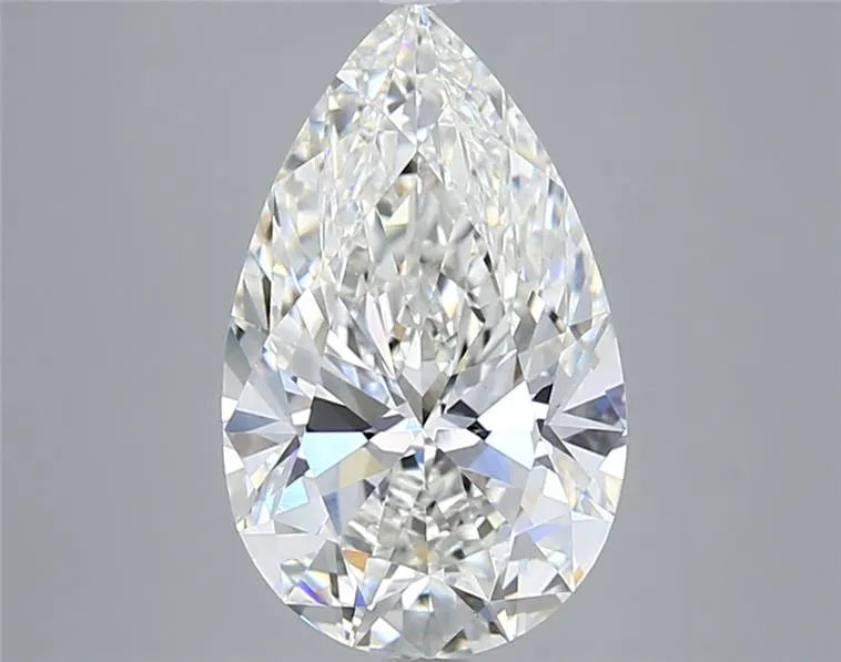5.04ct Pear Lab Grown Diamond (Colour G, Clarity VVS2, IGI Certified)
