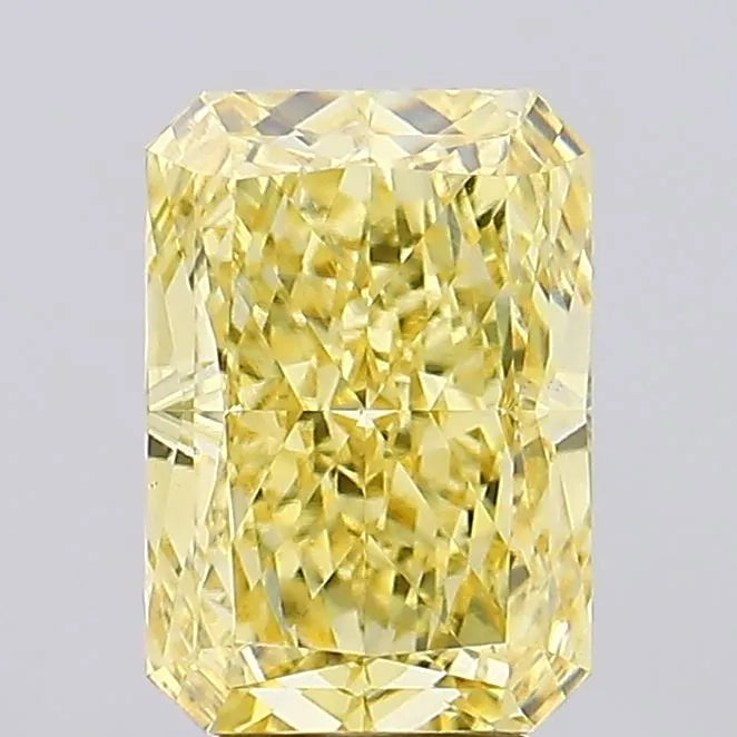 5.04ct Radiant Lab Grown Diamond (Colour Fancy Intense Yellow, Clarity VVS2, IGI Certified)