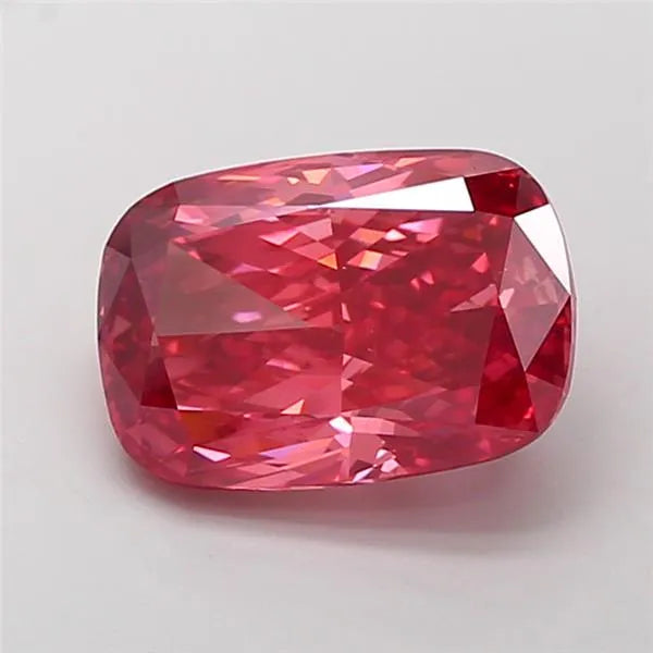 5.05ct Cushion modified Lab Grown Diamond (Colour Fancy Vivid Pink, Clarity VS2, IGI Certified)