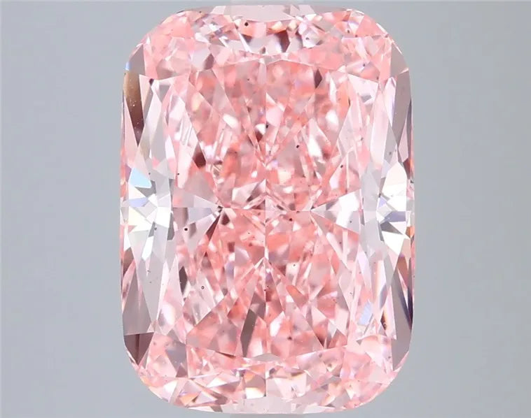 5.05ct Cushion modified Lab Grown Diamond (Colour Fancy Vivid Pink, Clarity VS2, IGI Certified)