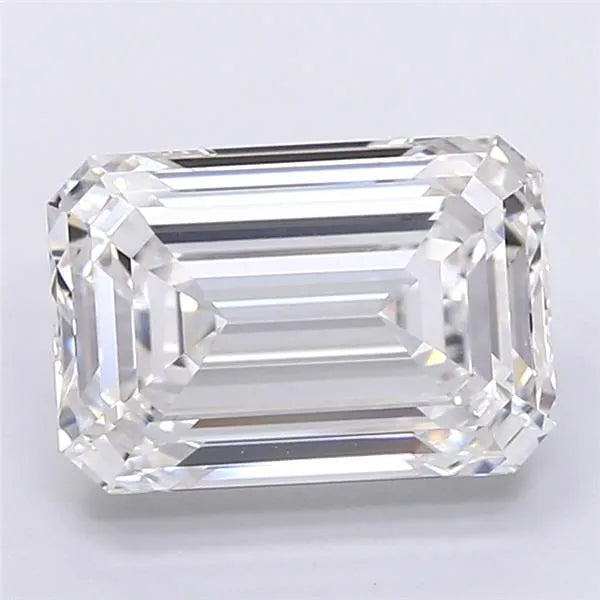 5.05ct Emerald Lab Grown Diamond (Colour F, Clarity VVS1, IGI Certified)