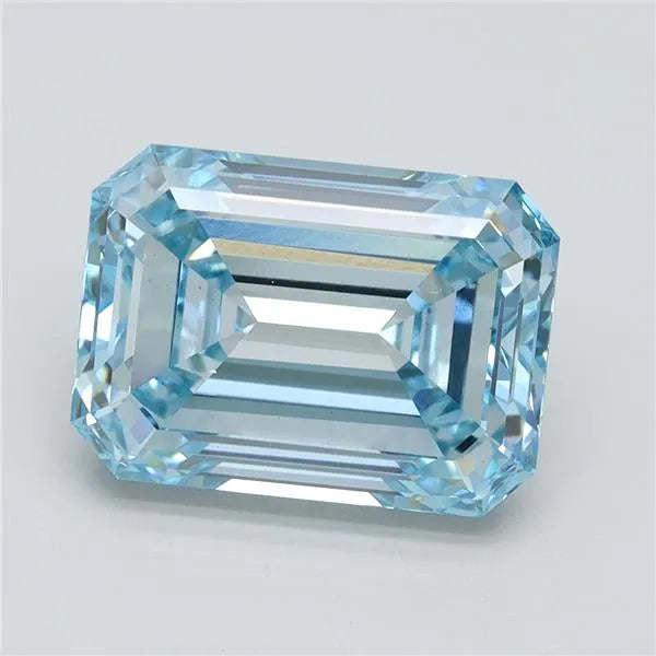 5.05ct Emerald Lab Grown Diamond (Colour Fancy Intense Blue, Clarity VS1, IGI Certified)