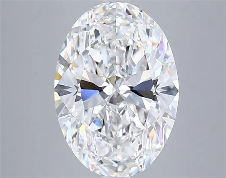 5.05ct Oval Lab Grown Diamond (Colour E, Clarity VVS2, IGI Certified)