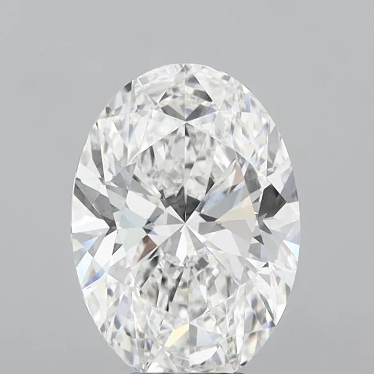 5.05ct Oval Lab Grown Diamond (Colour E, Clarity VVS2, IGI Certified)
