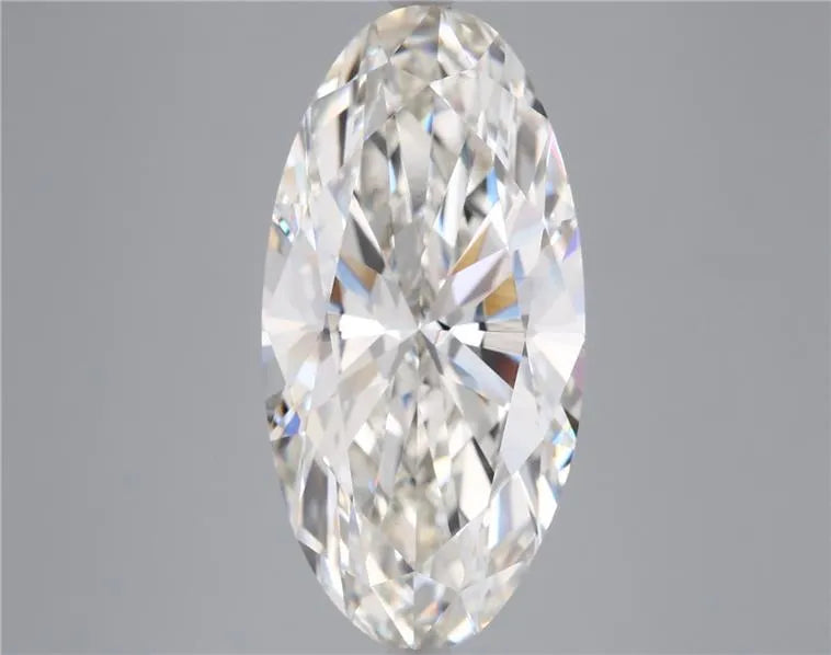 5.05ct Oval Lab Grown Diamond (Colour H, Clarity VVS2, IGI Certified)