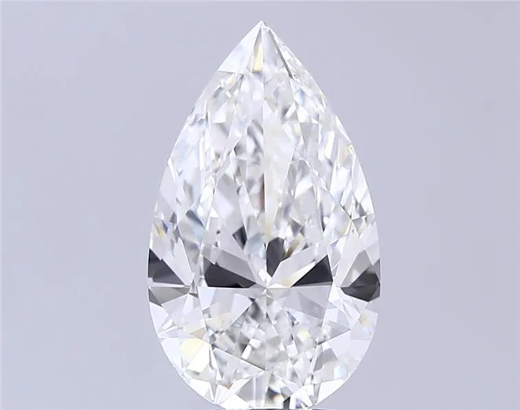 5.05ct Pear Lab Grown Diamond (Colour F, Clarity VVS2, IGI Certified)