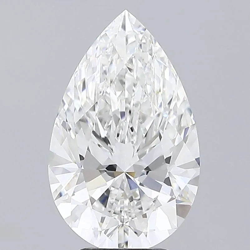 5.05ct Pear Lab Grown Diamond (Colour F, Clarity VVS2, IGI Certified)