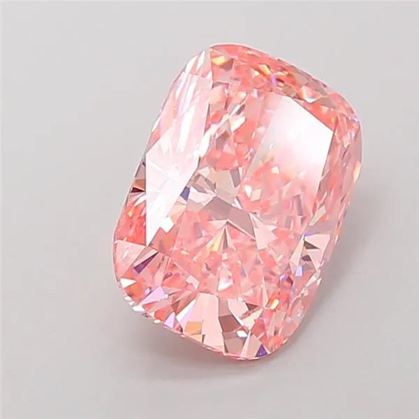 5.06ct Cushion modified Lab Grown Diamond (Colour Fancy Vivid Pink, Clarity VS1, IGI Certified)
