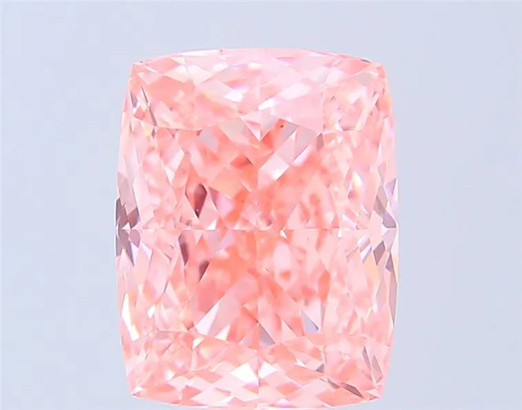5.06ct Cushion modified Lab Grown Diamond (Colour Fancy Vivid Pink, Clarity VS1, IGI Certified)