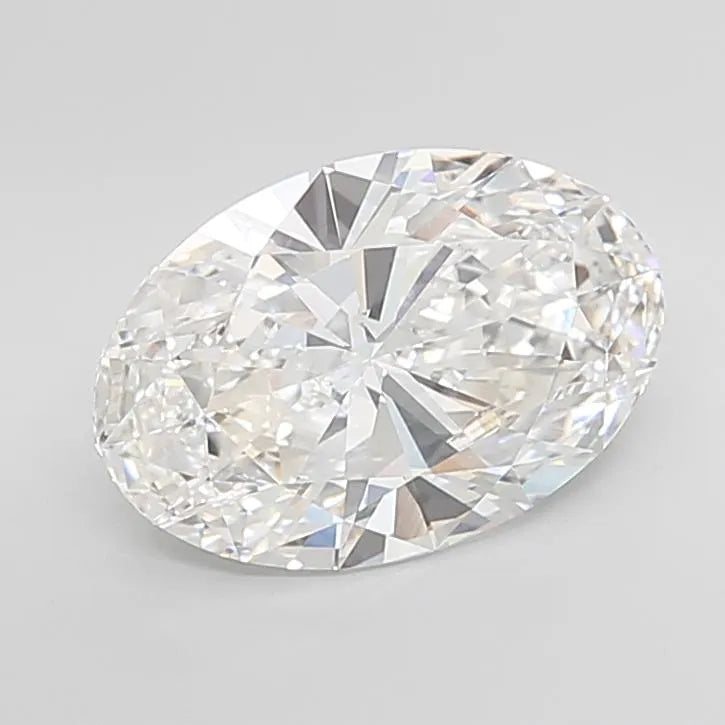 5.06ct Oval Lab Grown Diamond (Colour E, Clarity VVS2, IGI Certified)