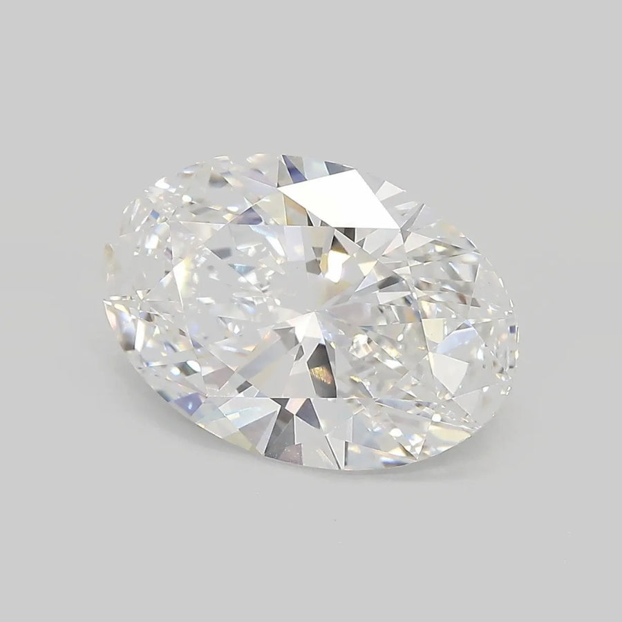 5.06ct Oval Lab Grown Diamond (Colour E, Clarity VVS2, IGI Certified)