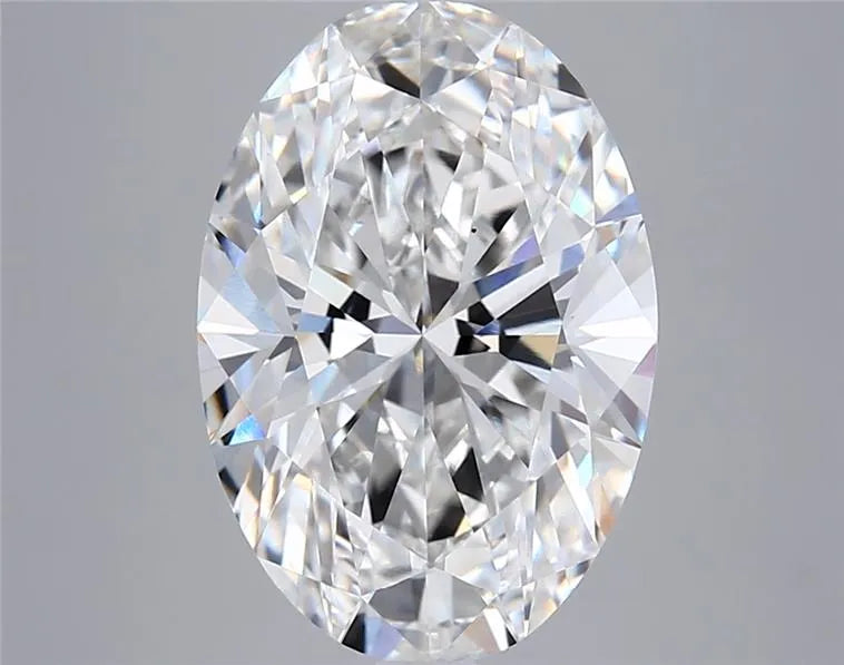 5.06ct Oval Lab Grown Diamond (Colour F, Clarity VVS2, IGI Certified)