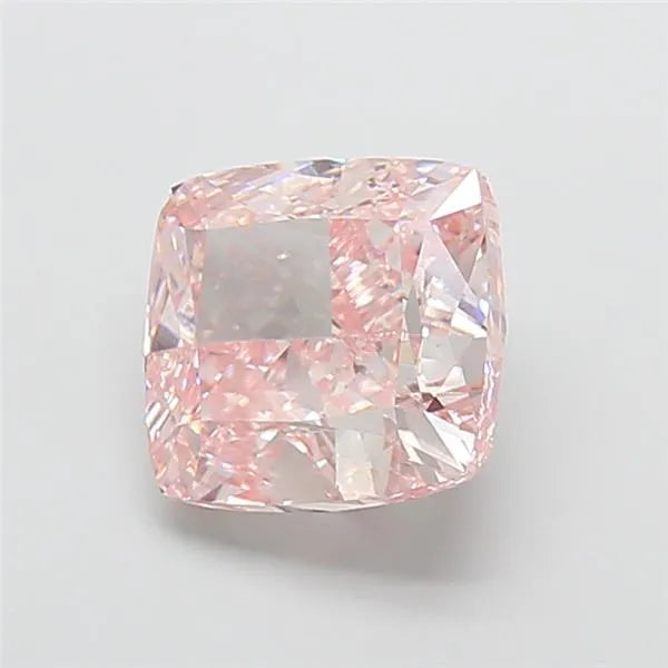5.07ct Cushion modified Lab Grown Diamond (Colour Fancy Intense Pink, Clarity VVS2, IGI Certified)