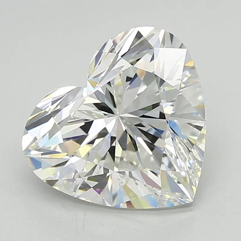 5.07ct Heart Lab Grown Diamond (Colour F, Clarity VVS2, IGI Certified)