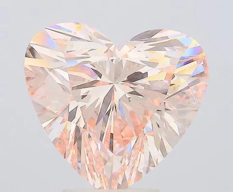 5.07ct Heart Lab Grown Diamond (Colour Fancy Intense Pink, Clarity VS2, IGI Certified)