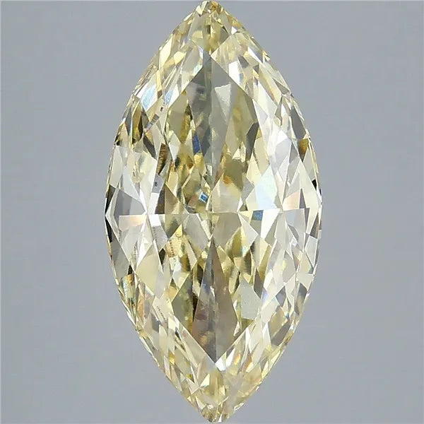 5.07ct Marquise Lab Grown Diamond (Colour Fancy Yellow, Clarity VVS2, IGI Certified)