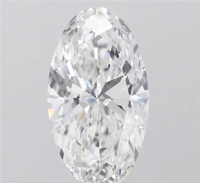5.07ct Oval Lab Grown Diamond (Colour G, Clarity VVS1, IGI Certified)