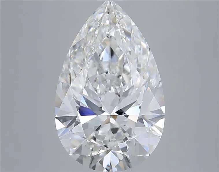 5.07ct Pear Lab Grown Diamond (Colour F, Clarity VVS2, IGI Certified)